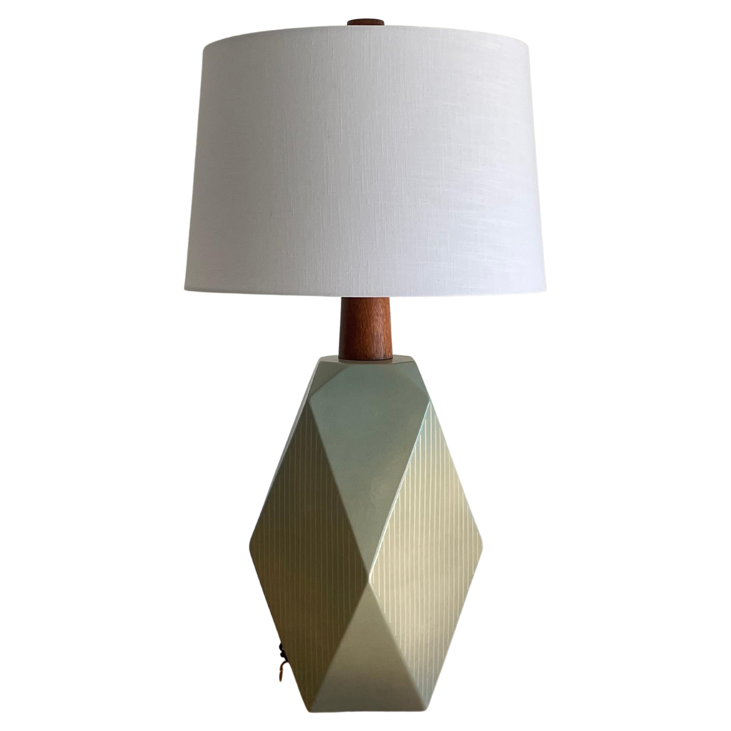 Geometric Table Lamp by Jane and Gordon Martz For Sale