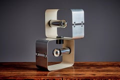 Lampe de table géométrique de Paolo Caliari, Italie, années 1970