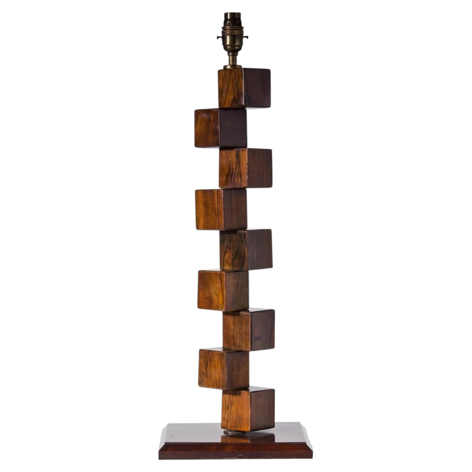 Geometric Table Lamp For Sale