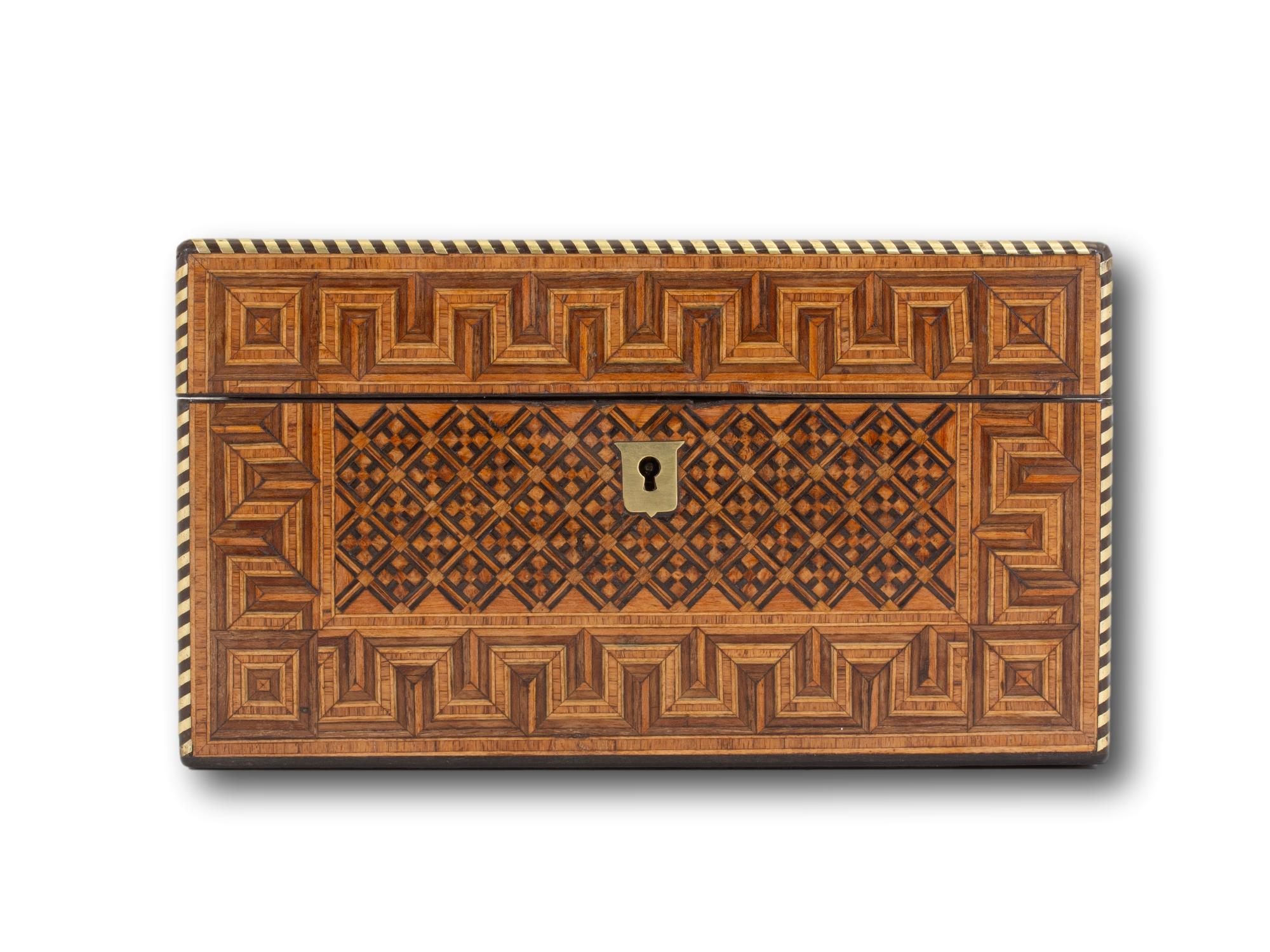 Hand-Crafted Geometric Tea Caddy