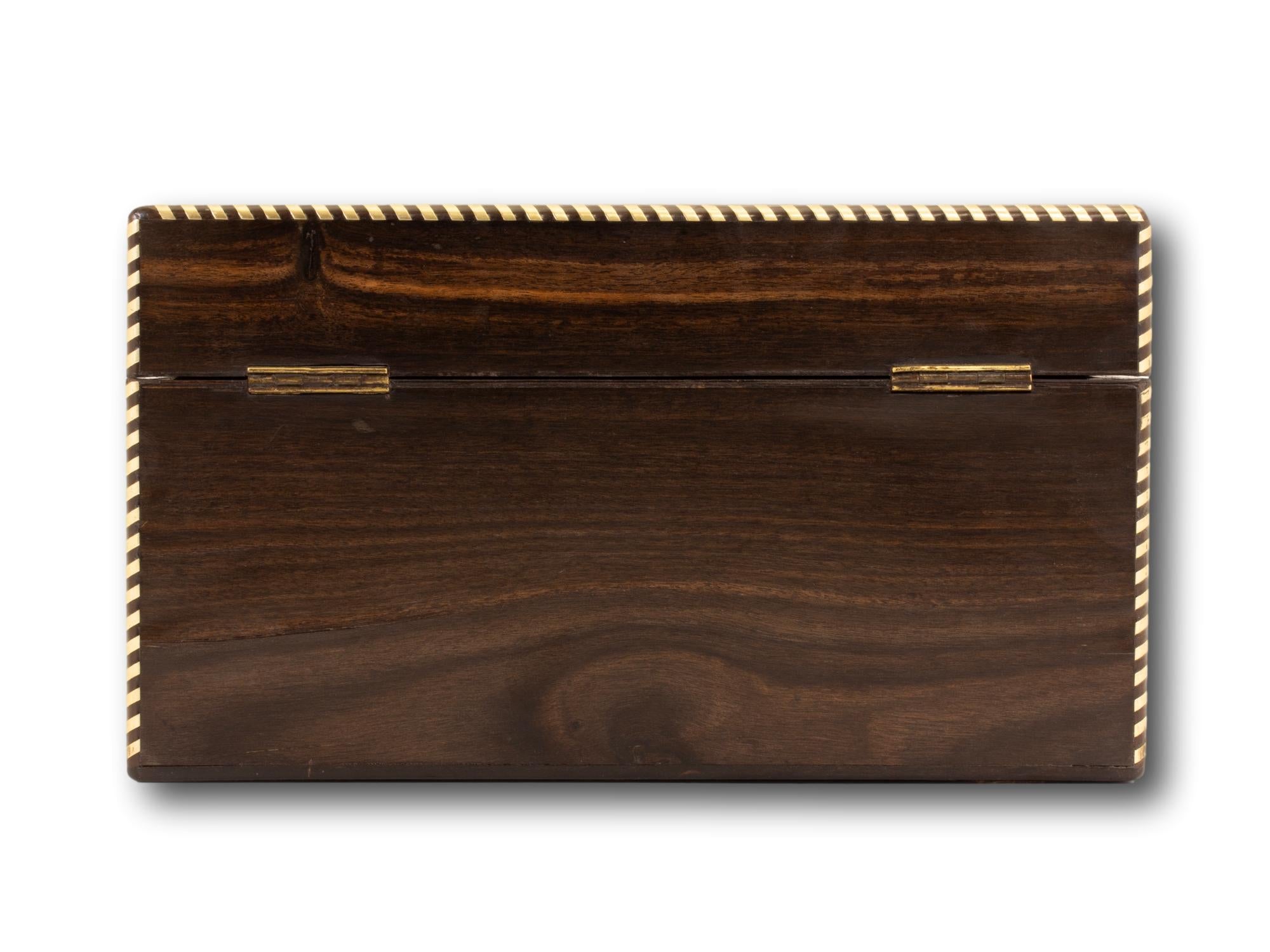 19th Century Geometric Tea Caddy