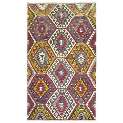 Kilim turco tribal geométrico