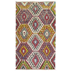 Kilim turc tribal et géométrique