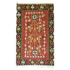 Vintage Geometric Turkish Kilim