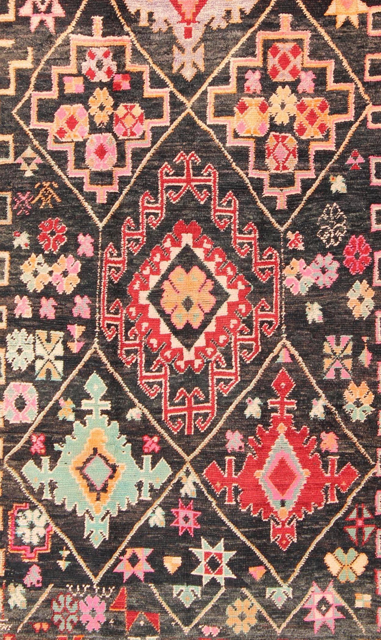 red moroccan rug