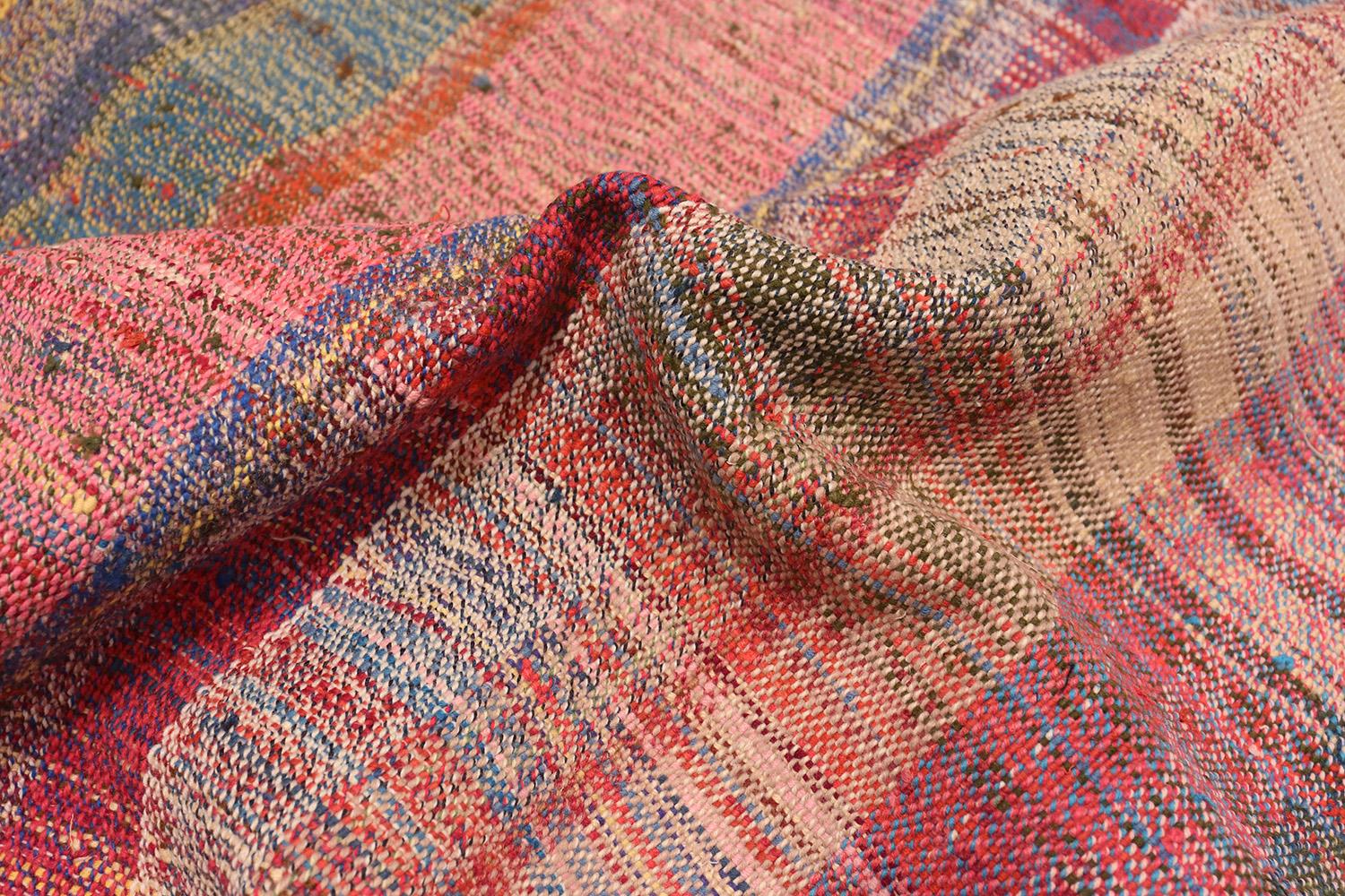 Tessuto a mano Rug & Kilim persiano d'epoca. Dimensioni: 8 ft 8 in x 11 ft 7 in in vendita