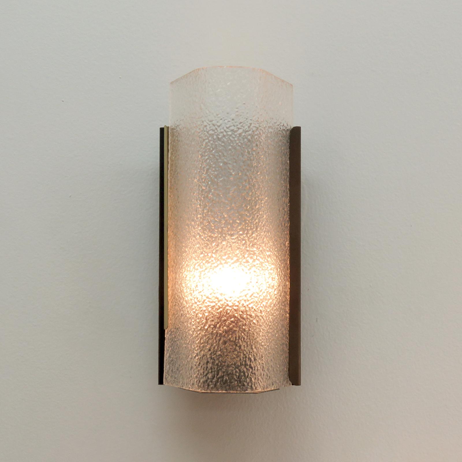 Geometric Wall Sconce by Arlus In Good Condition For Sale In Los Angeles, CA