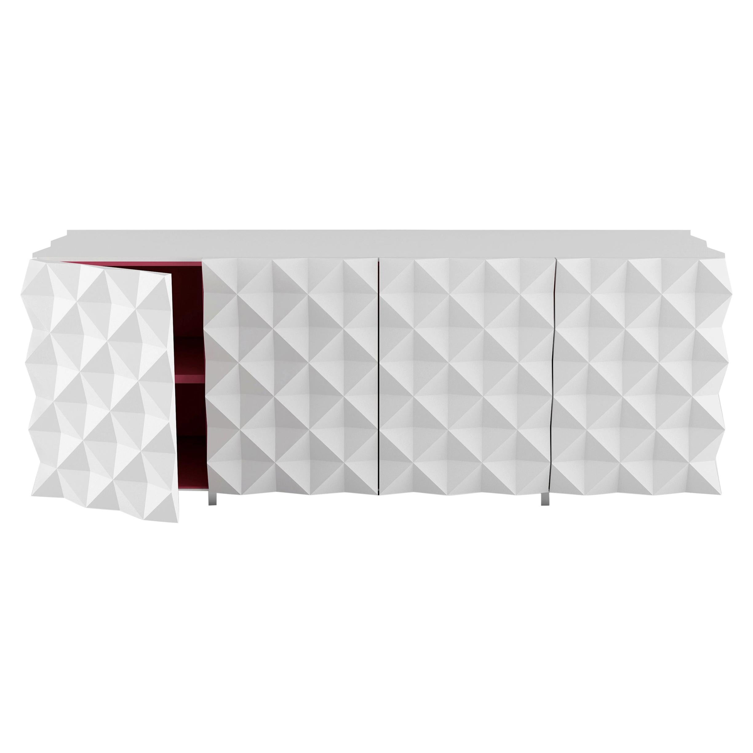 Rocky Sideboard, Credenza, Console in White by Joel Escalona im Angebot