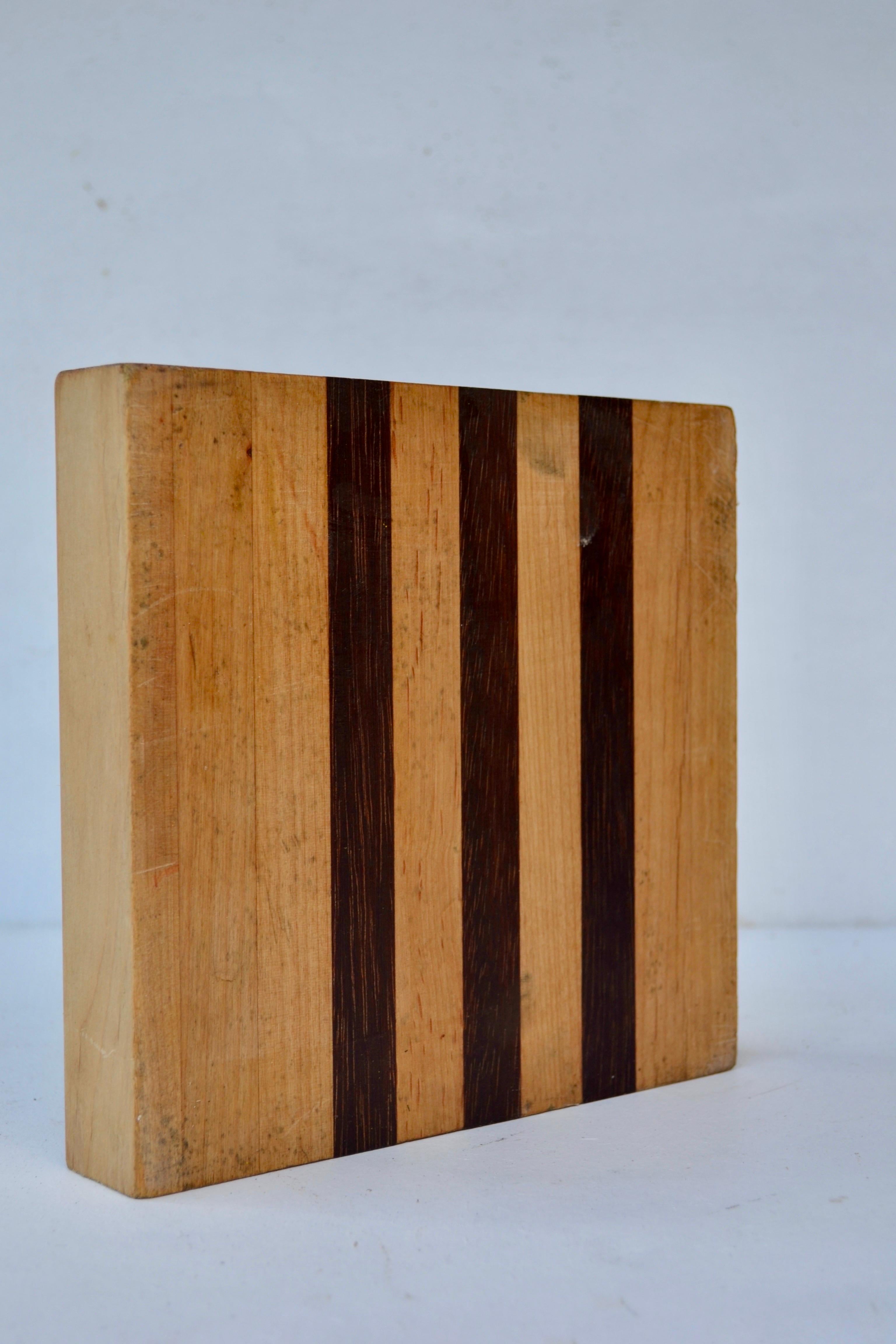 Legno Catchall geometrico in legno - Francia - Anni '70 in vendita