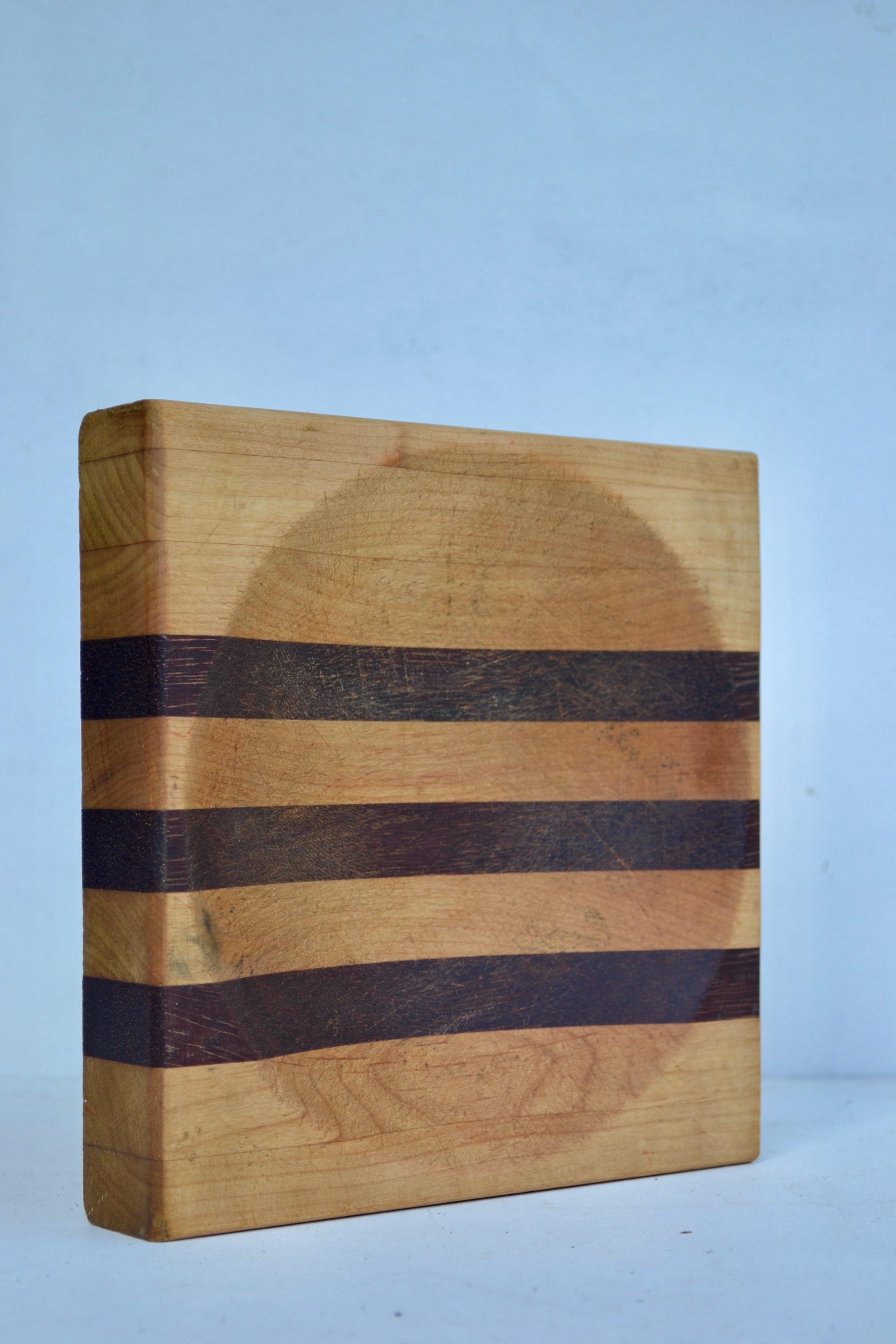 Catchall geometrico in legno - Francia - Anni '70 in vendita 1