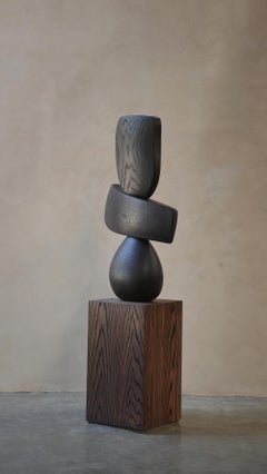 Geometric Wooden Sculpture Lull No148 – Handcrafted by Joel Escalona