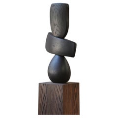 Geometric Wooden Sculpture Lull No148 – Handcrafted by Joel Escalona