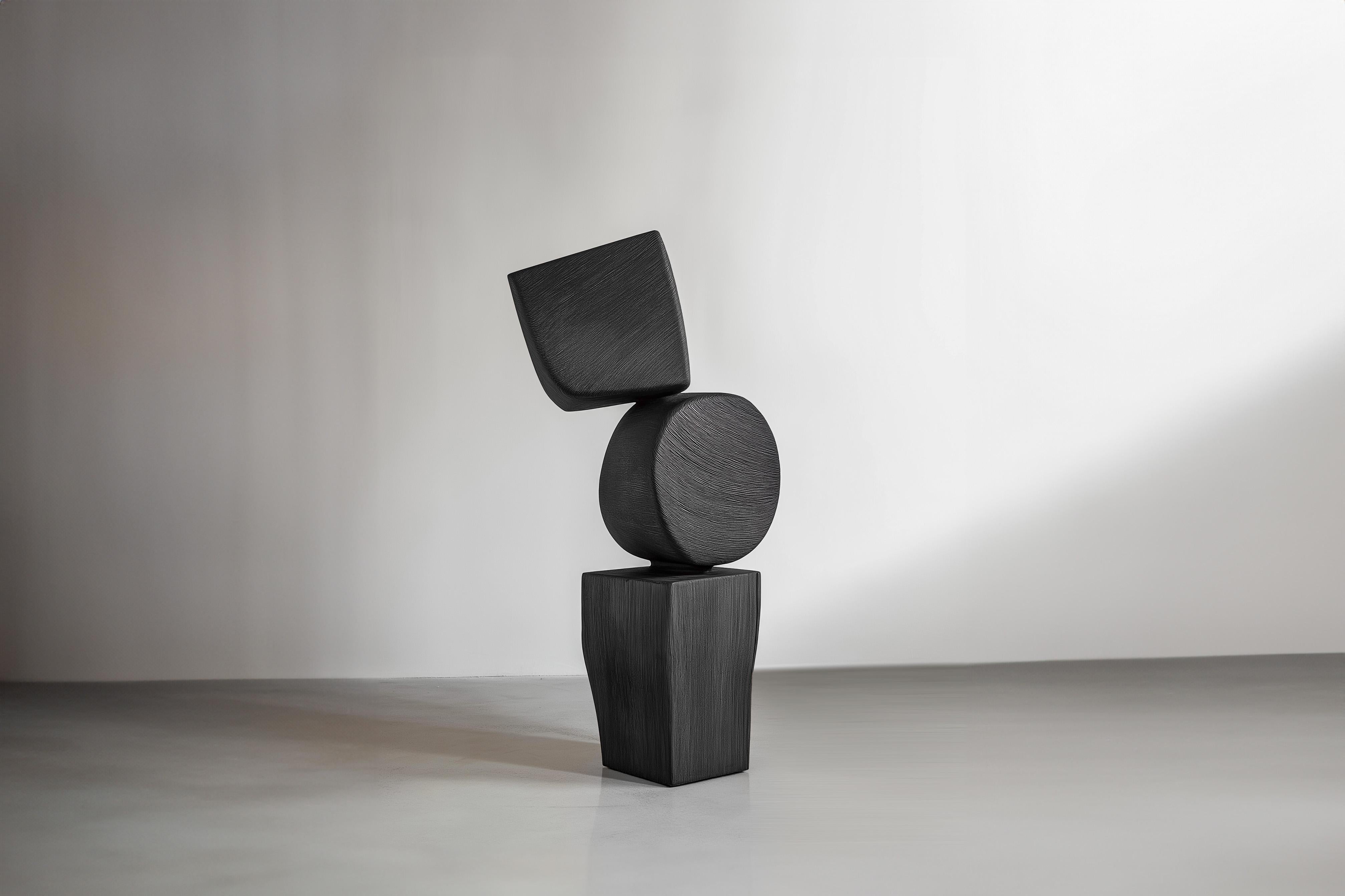 Mexicain Sculpture géométrique en bois Lull No41 - NONO's Objects for Objects Contemporary en vente