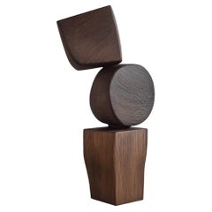 Geometric Wooden Sculpture Lull No41 – NONO’s Decorative Object for Contemporary