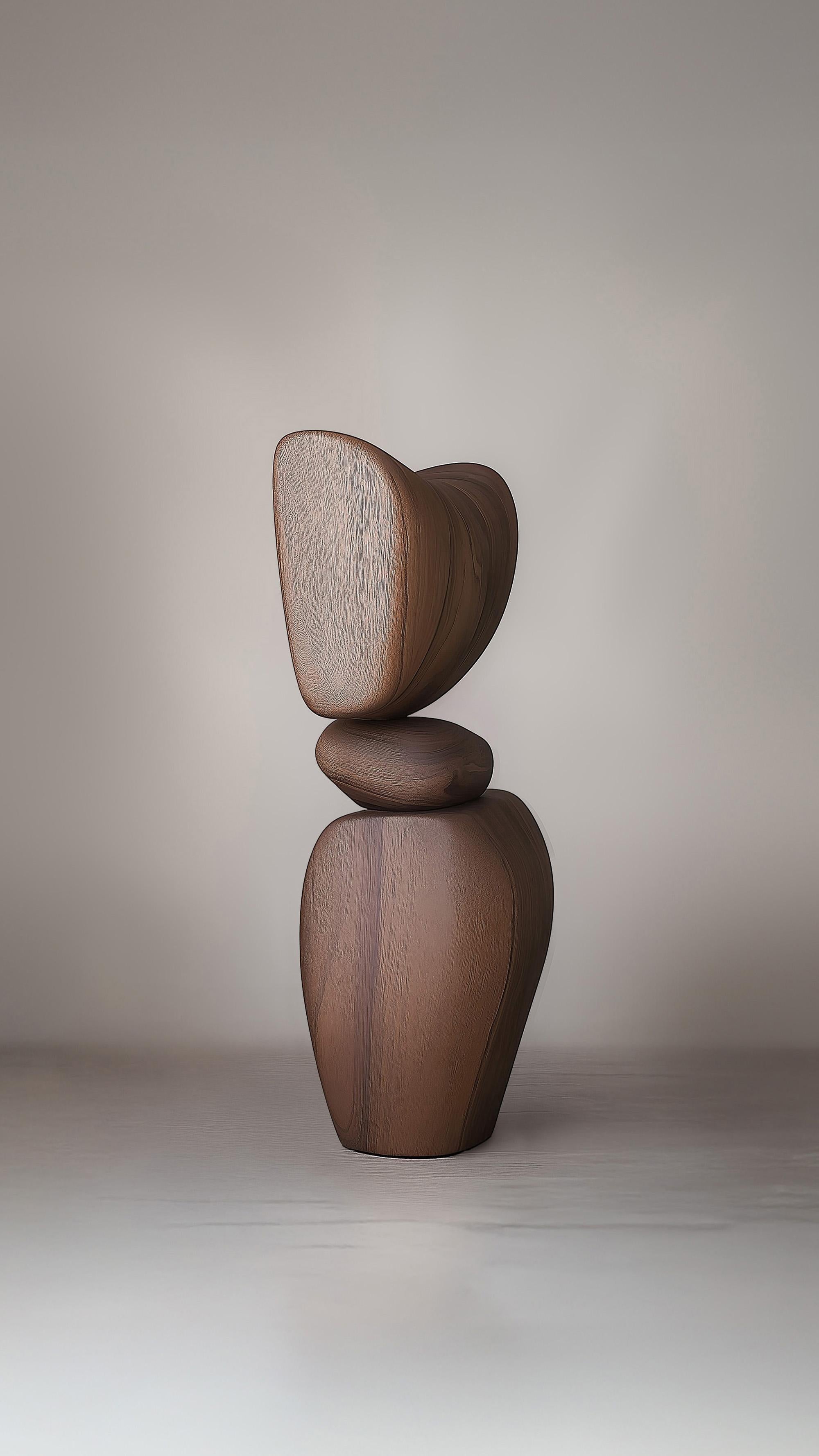 Geometric Wooden Sculpture Lull No61 – NONO’s Artful Decor for Luxury Spaces In New Condition For Sale In Ciudad de México, CDMX