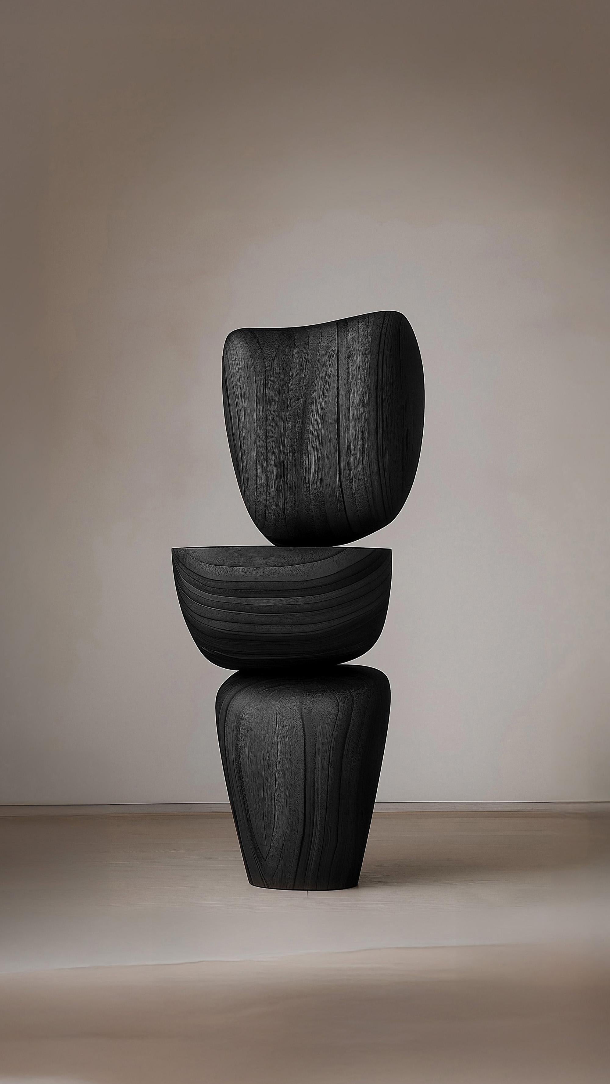 XXI secolo e contemporaneo Scultura geometrica in legno Lull No79 - Pezzo forte di NONO per H. Contemporary in vendita