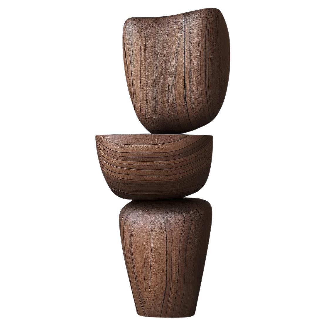 Escultura geométrica de madera Lull No79 - Pieza de NONO para el hogar contemporáneo