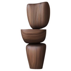 Escultura geométrica de madera Lull No79 - Pieza de NONO para el hogar contemporáneo