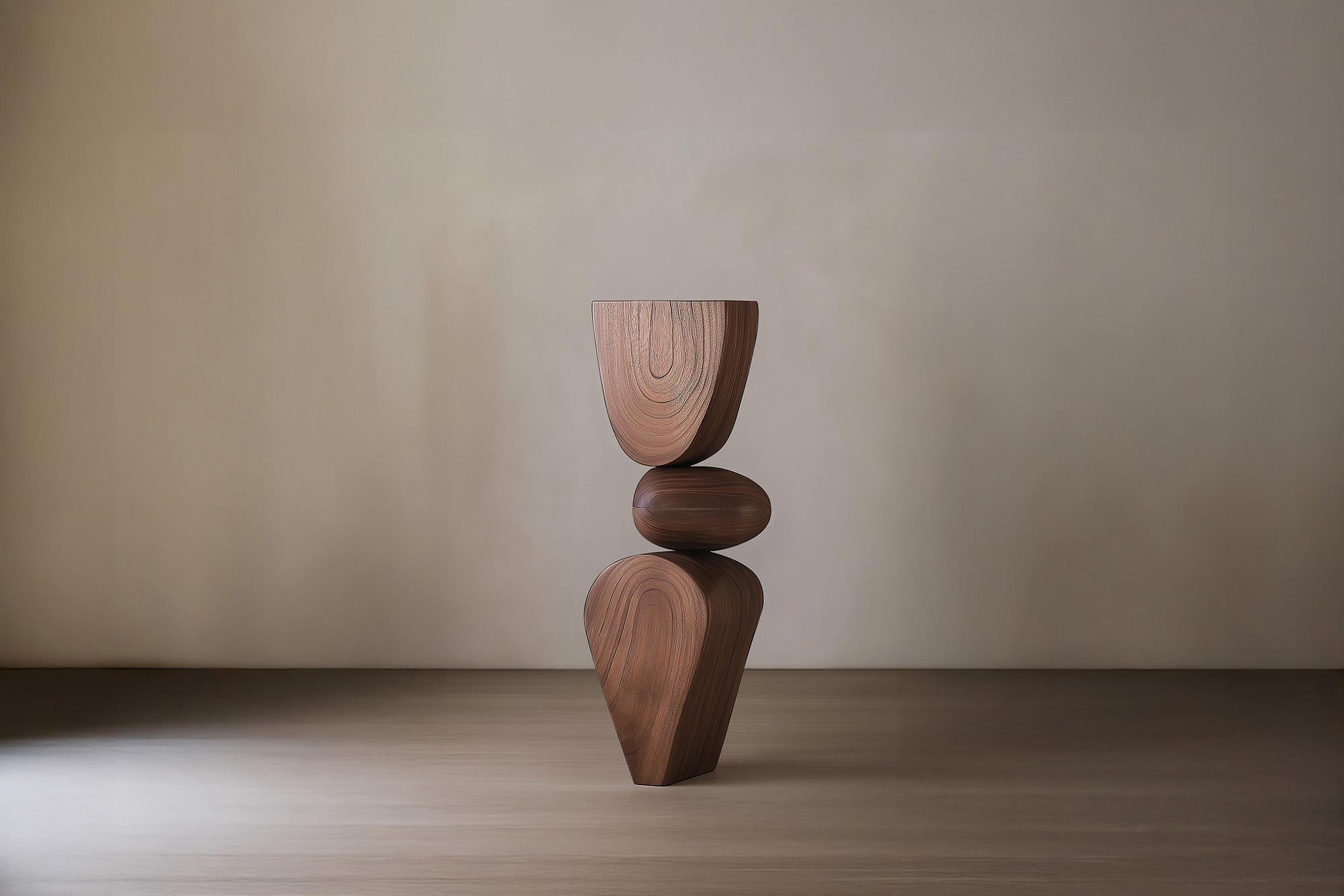 Mid-Century Modern Sculpture géométrique en bois Lull No95 - Un Objects for Objects par NONO en vente