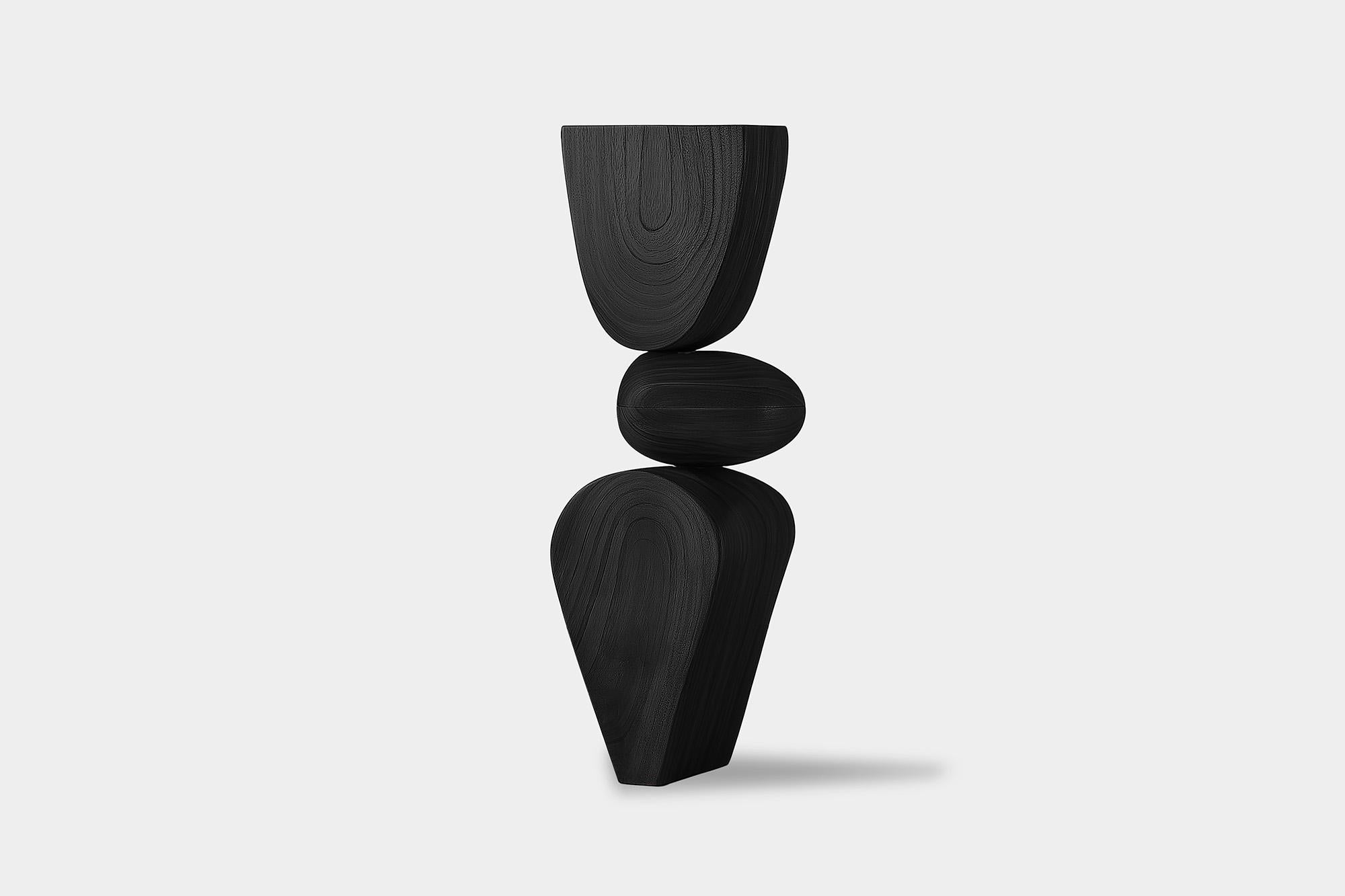 Mexicain Sculpture géométrique en bois Lull No95 - Un Objects for Objects par NONO en vente
