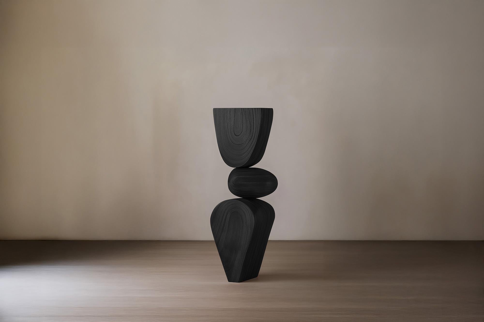 Fait main Sculpture géométrique en bois Lull No95 - Un Objects for Objects par NONO en vente