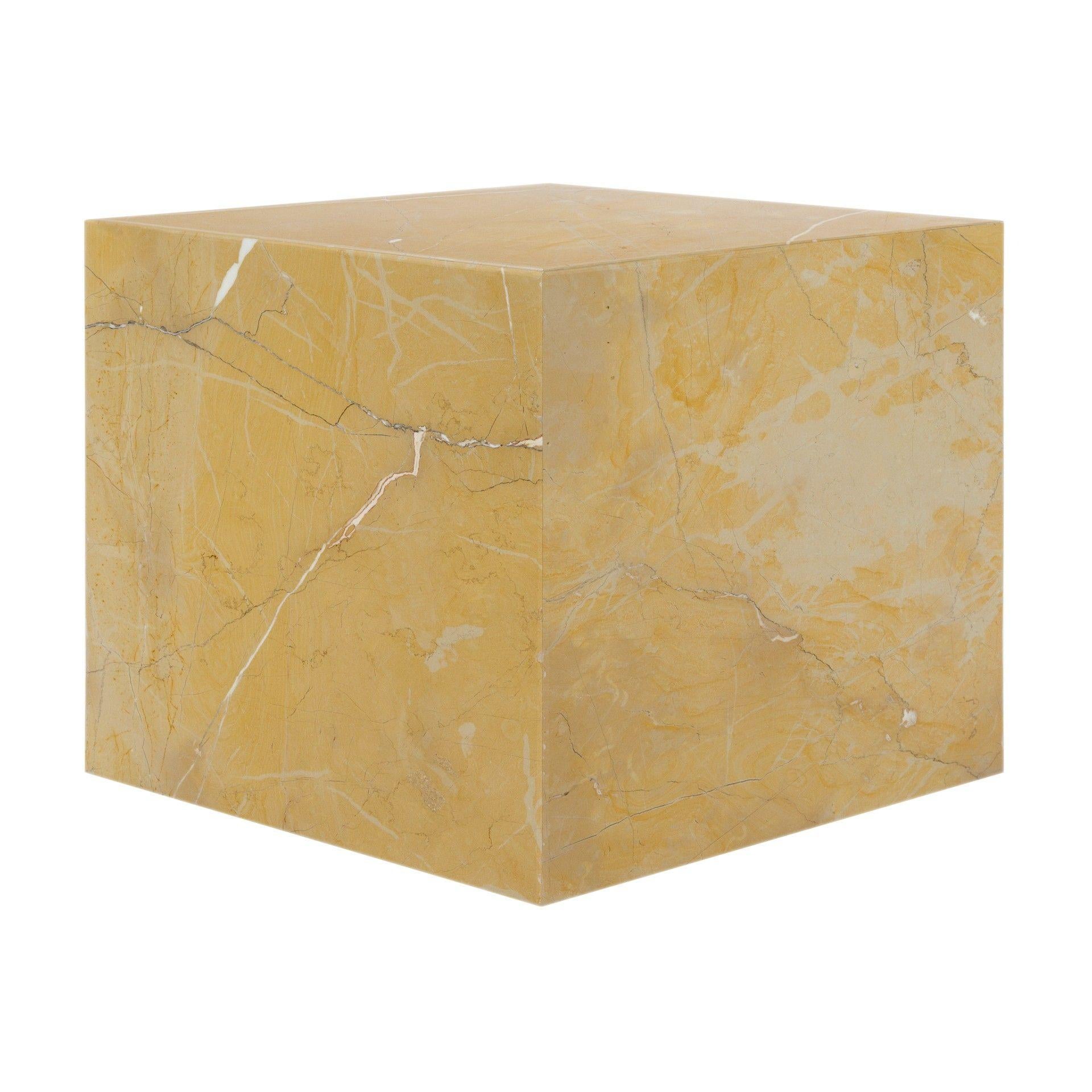 Contemporary Geometrical Colors Marble Coffee 3 Tables Set For Sale