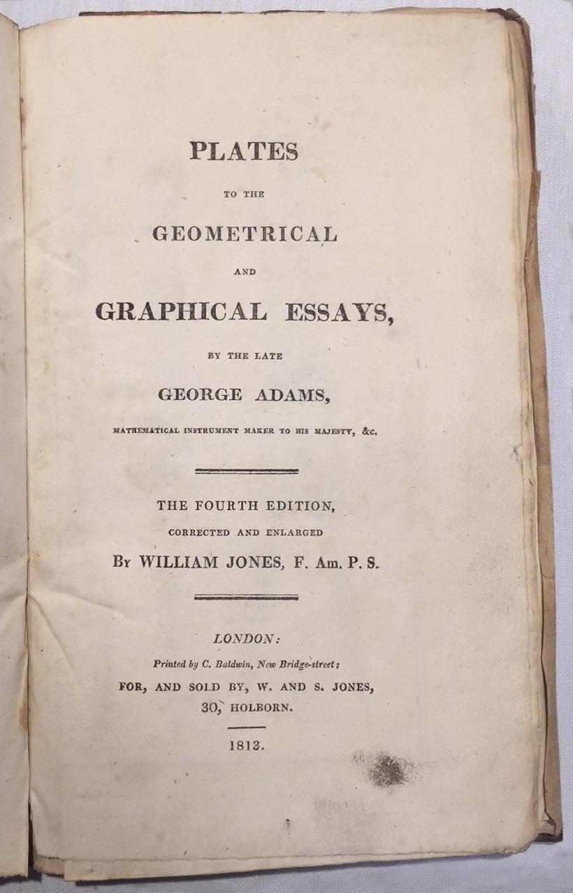 Essays géométriques et graphiques de George Adams (1750-1795) Bon état - En vente à Middletown, NY