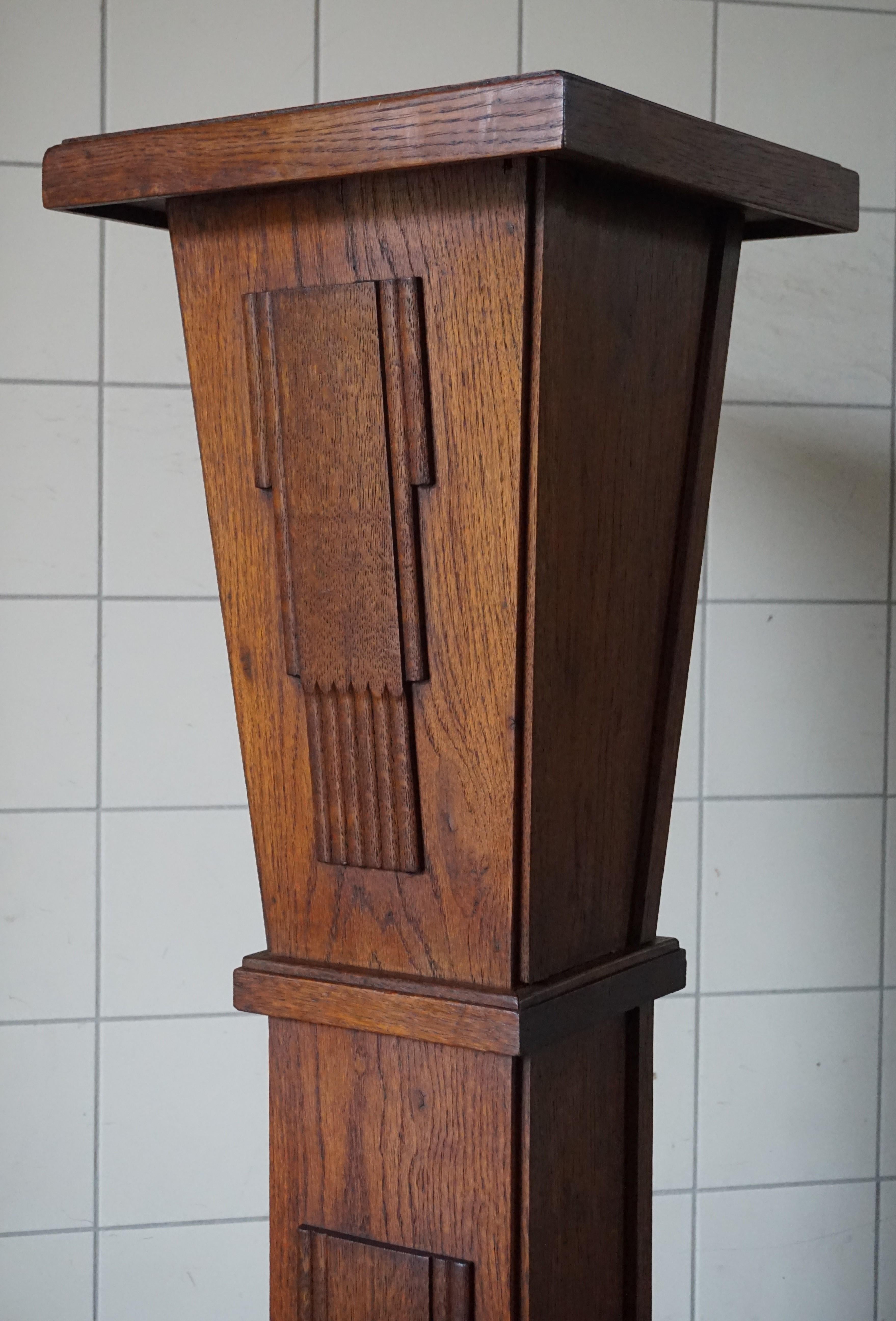Geometrical Art Deco Pedestal / Sculpture Stand for Busts Sculptures Vases 1