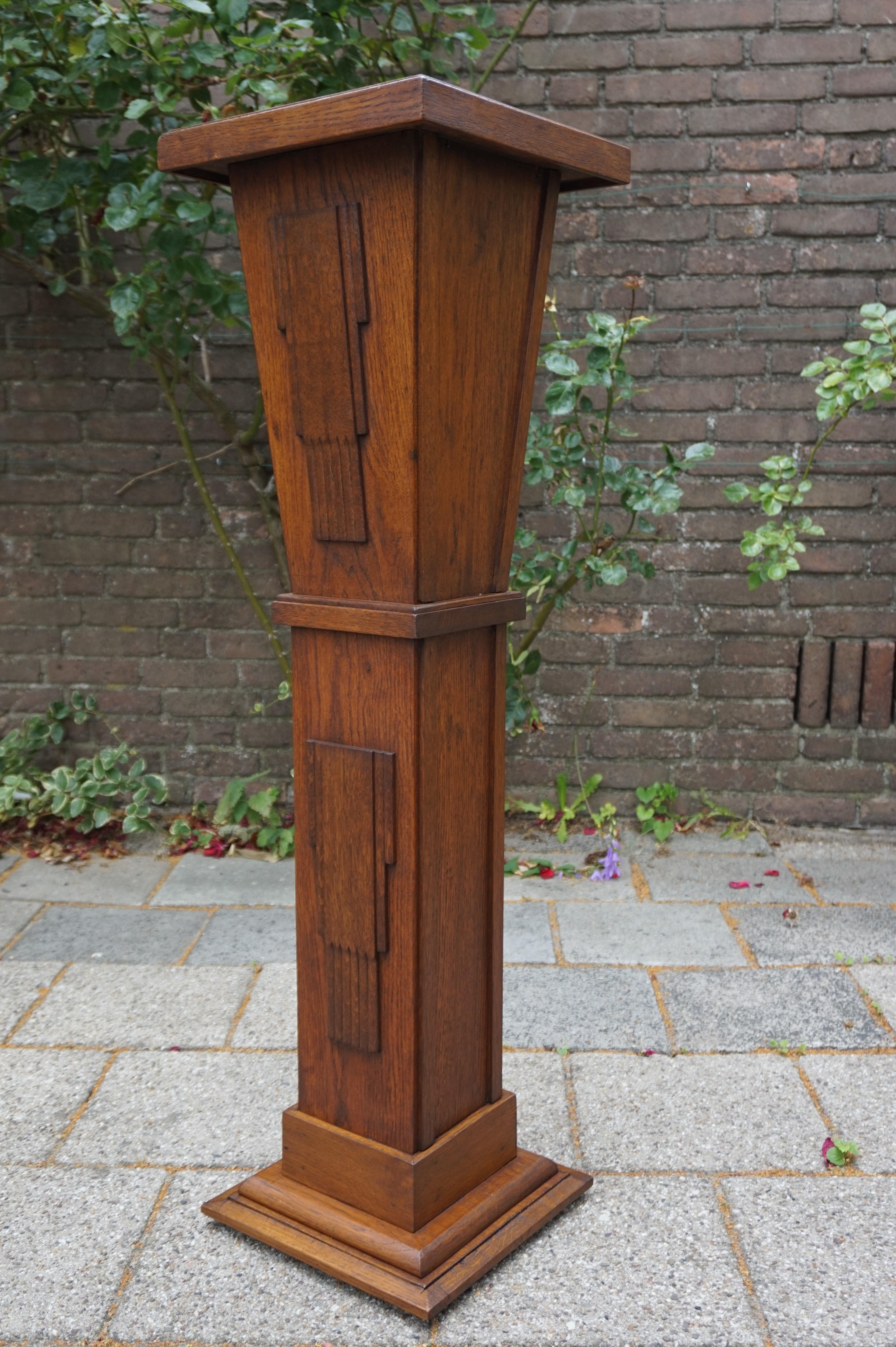 Geometrical Art Deco Pedestal / Sculpture Stand for Busts Sculptures Vases 3