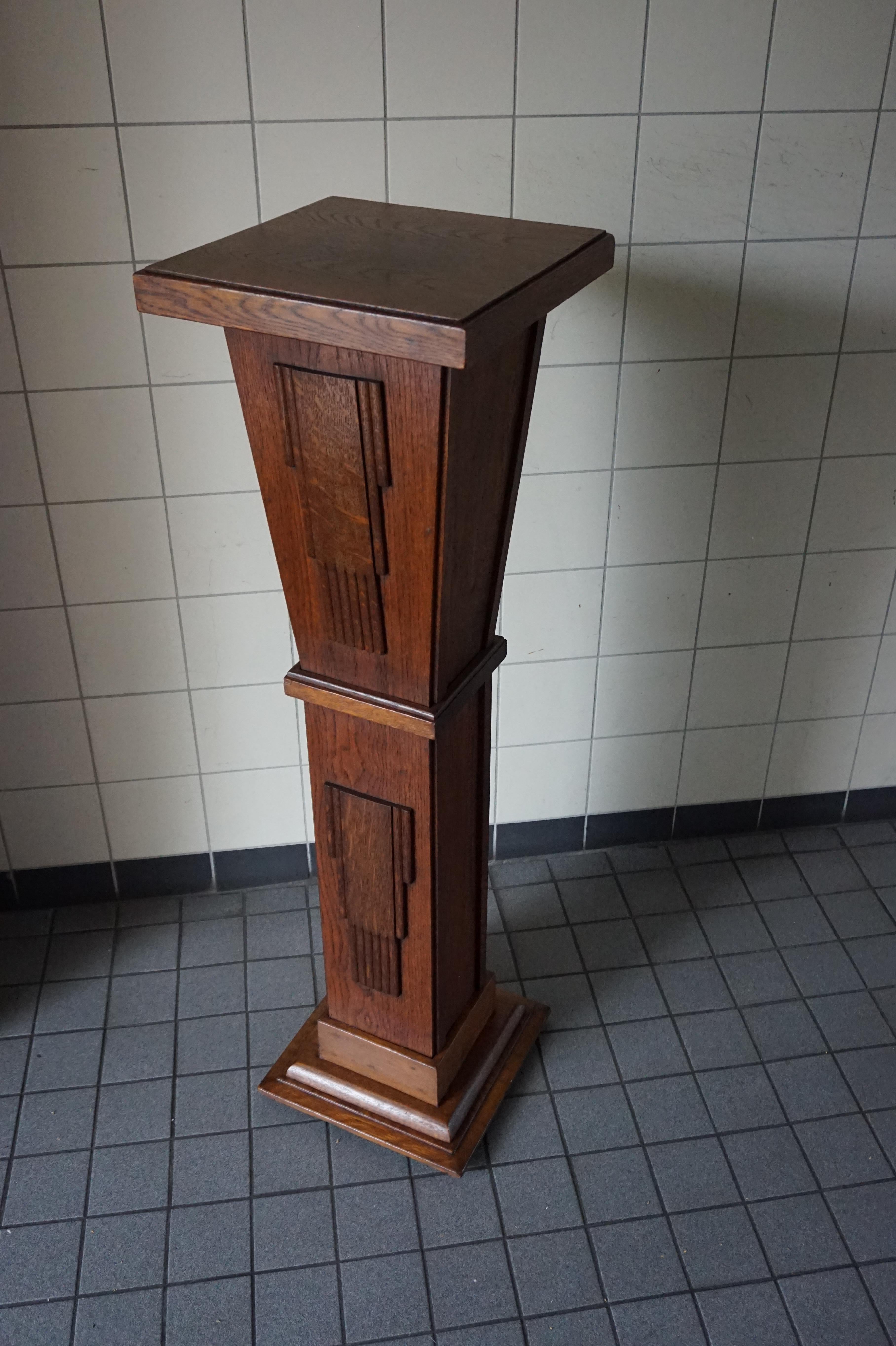 Geometrical Art Deco Pedestal / Sculpture Stand for Busts Sculptures Vases 4