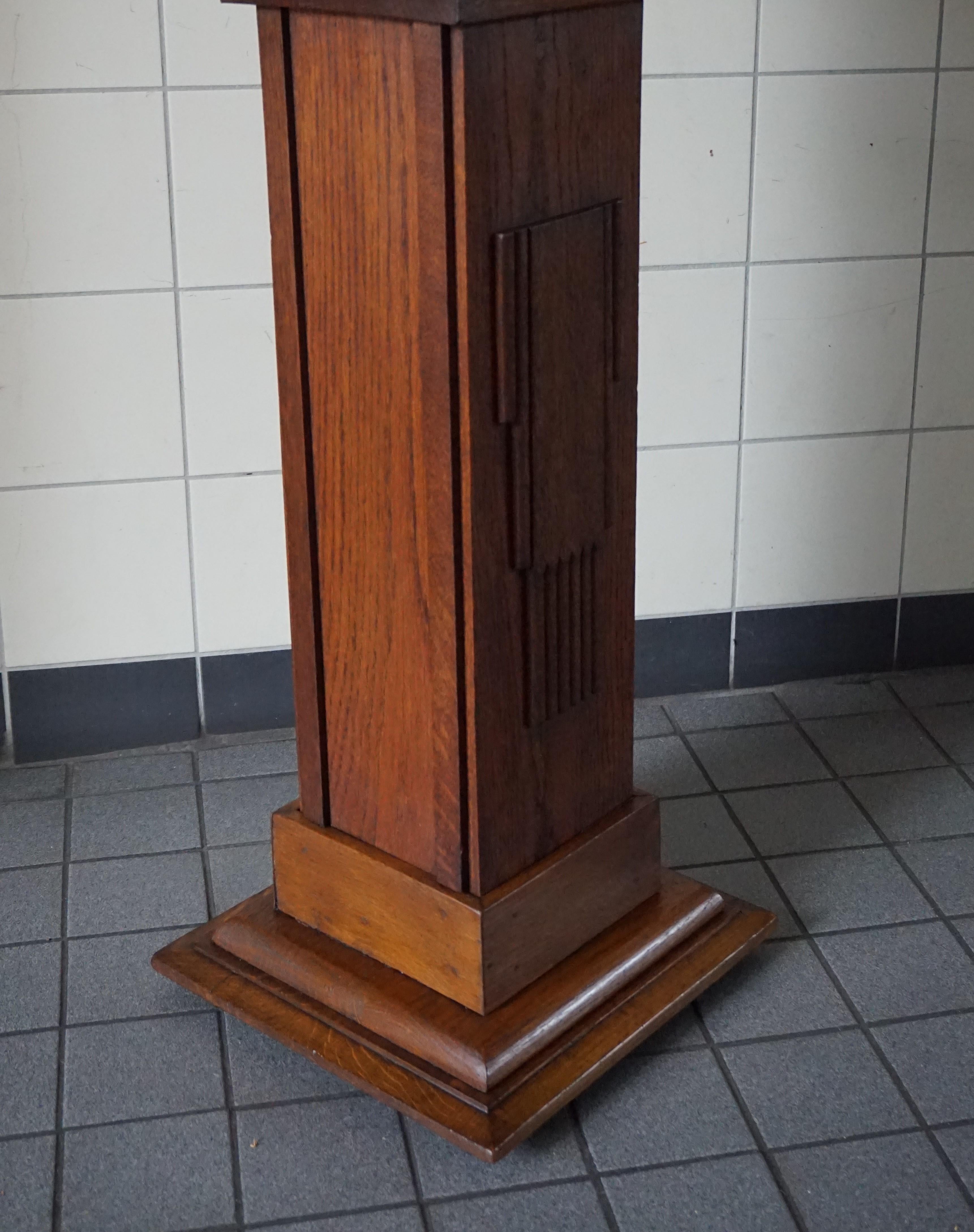 Geometrical Art Deco Pedestal / Sculpture Stand for Busts Sculptures Vases 5