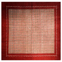 Geometrical Artistic Wool Rug, Design No.2 - French Art Deco Design