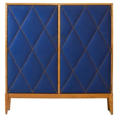 Faux Leather Cabinets