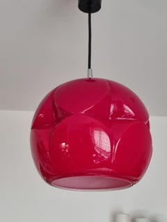 Geometrical Glass Lamp by PEILL & PUTZLER  Space Age   Germany  70's