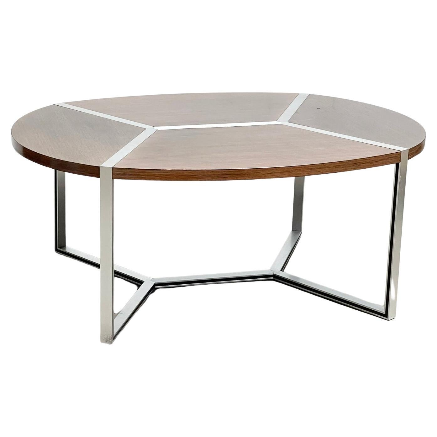 Geometrical Ligne Roset dining table designed by Henri Lesetre and Claude Gailla For Sale