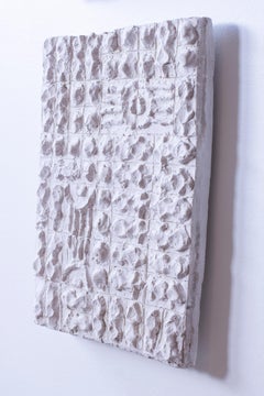 Geometrical plaster Wall Relief no. 1 by Torsten Treutiger, 1950s