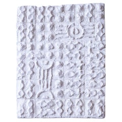 Geometrical plaster Wall Relief no. 1 by Torsten Treutiger, 1950s