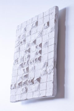 Geometrical plaster Wall Relief no. 2 by Torsten Treutiger, 1950s