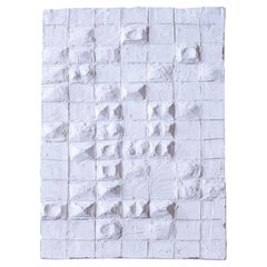 Geometrical plaster Wall Relief no. 2 by Torsten Treutiger, 1950s