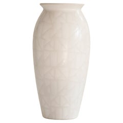 Geometrically Decorated Midcentury German Studio Pottery Vase, 1970s