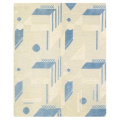 Geometrics, Art Deco, Blue