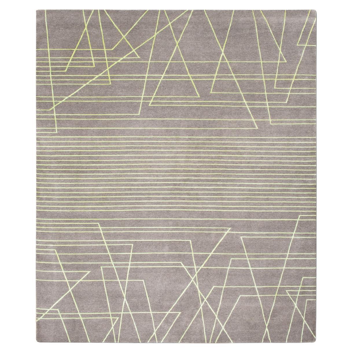 Geometrics, Broken Lines No.02, Acid Green For Sale