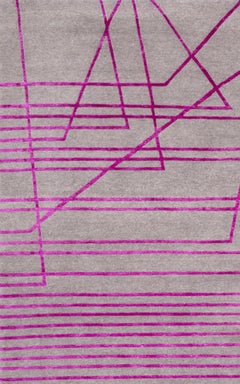 Geometrics, Broken Lines No.02, Hot Pink