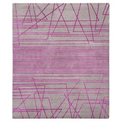 Geometrics, Broken Lines No.02, Hot Pink