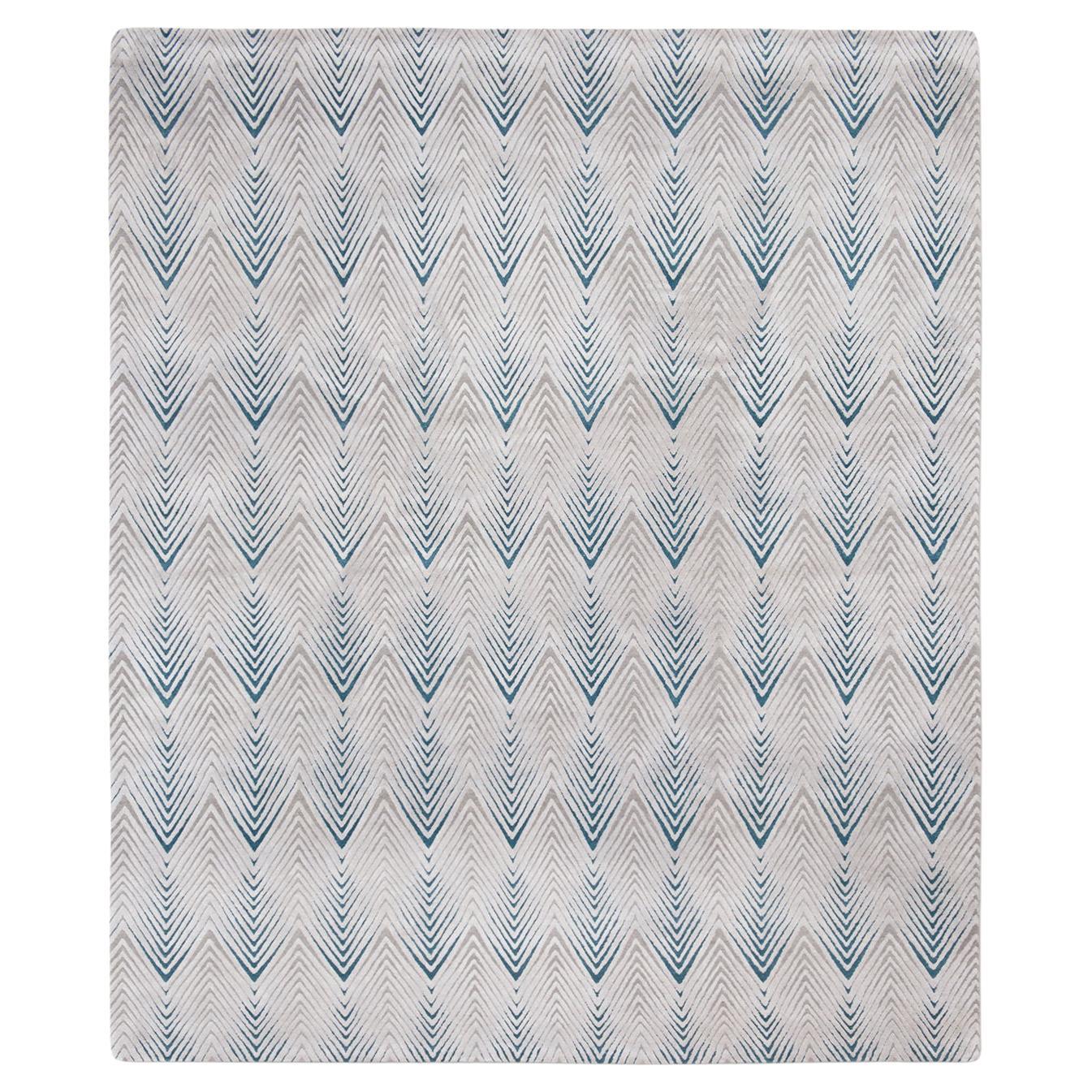 Geométricos, Raya Diamante, Azul Plata