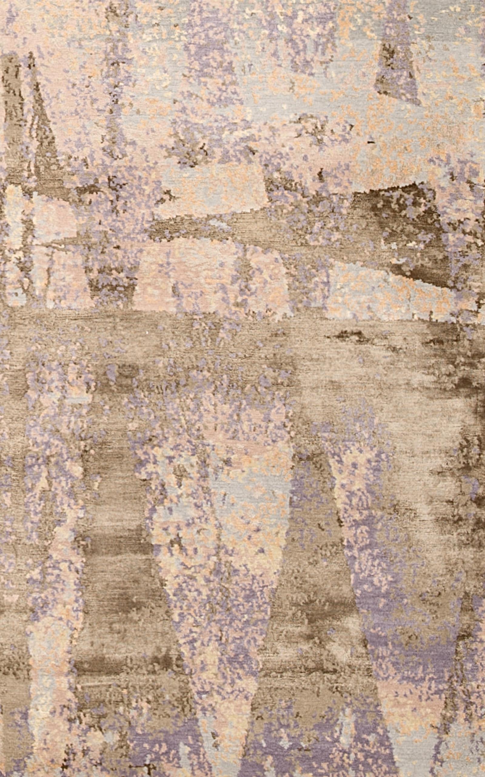 Geométricos, Diamantes Multicolor, Lila Dulce Anudado a mano en venta
