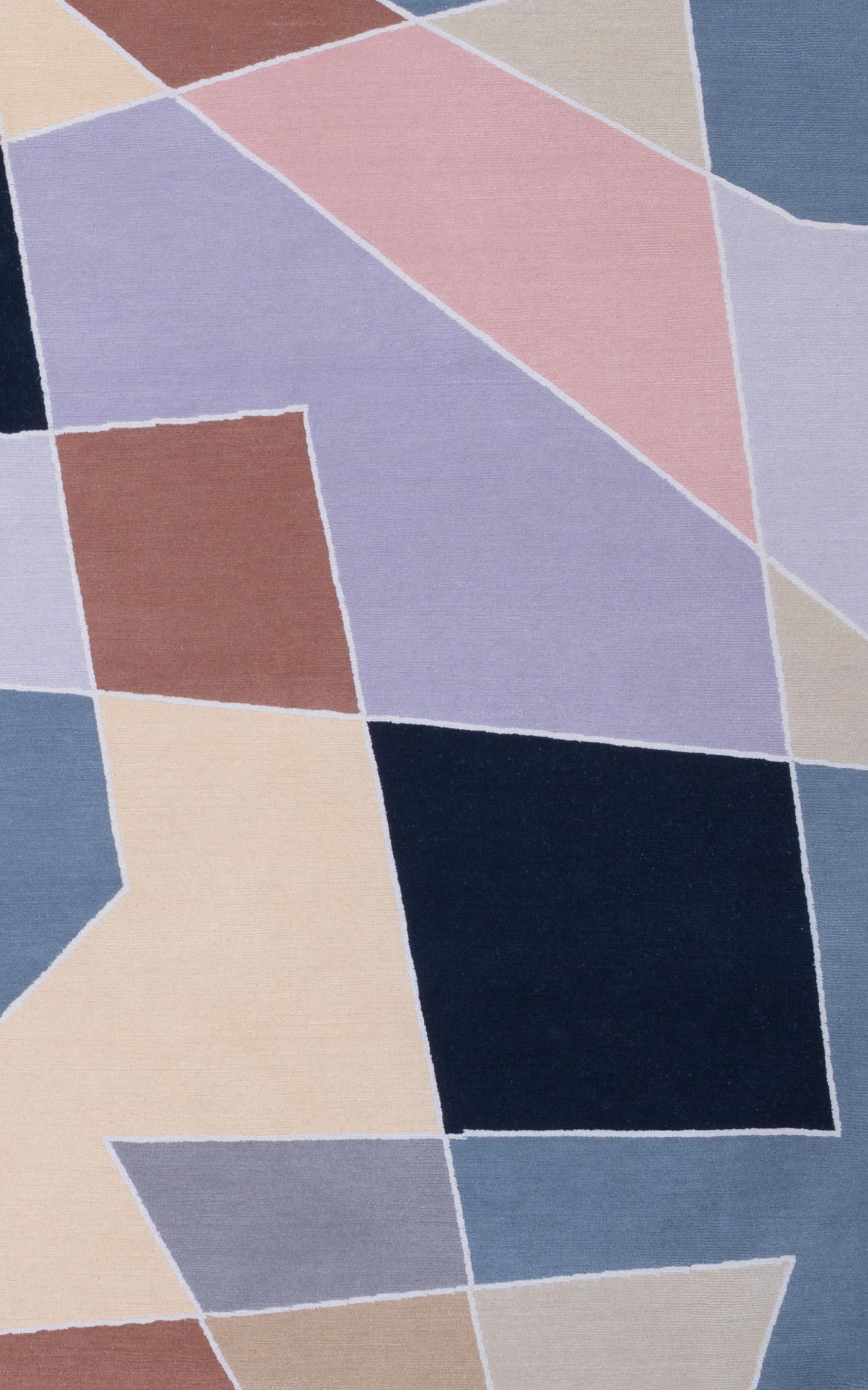 Noué à la main Geometrics n°01, original en vente