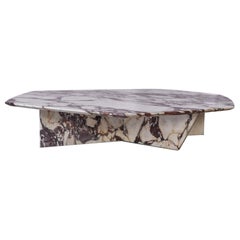 Mesa de centro pequeña Geometrik Calacatta Viola de Atra Design
