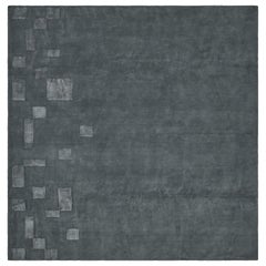 geometry. 005 - Handwoven Tibetan knot with wool field and silk motif