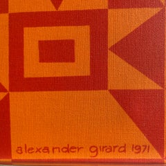 Pannello di arricchimento ambientale "Geometria" di Alexander Girard, 1971
